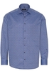 ETERNA LANGARM HEMD COMFORT FIT OXFORD BLAU/ROT BEDRUCKT