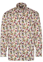 ETERNA LANGARM HEMD COMFORT FIT OXFORD BUNT BEDRUCKT