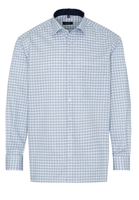 ETERNA LANGARM HEMD COMFORT FIT OXFORD GRÜN KARIERT