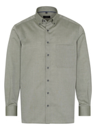 ETERNA LANGARM HEMD COMFORT FIT OXFORD KHAKI UNIFARBEN