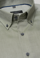 ETERNA LANGARM HEMD COMFORT FIT OXFORD KHAKI UNIFARBEN