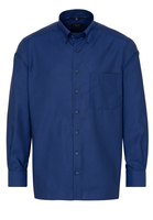 ETERNA LANGARM HEMD COMFORT FIT OXFORD MARINEBLAU UNIFARBEN