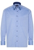ETERNA LANGARM HEMD COMFORT FIT PINPOINT BLAU UNIFARBEN