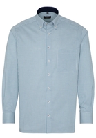 ETERNA LANGARM HEMD COMFORT FIT PINPOINT GRÜN KARIERT