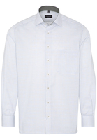 ETERNA LANGARM HEMD COMFORT FIT PINPOINT HELLBLAU/KHAKI KARIERT