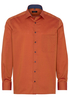 ETERNA LANGARM HEMD COMFORT FIT PINPOINT HERBSTORANGE UNIFARBEN