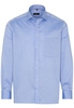ETERNA LANGARM HEMD COMFORT FIT PINPOINT MITTELBLAU UNIFARBEN