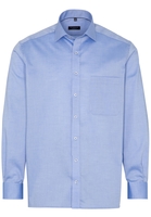 ETERNA LANGARM HEMD COMFORT FIT PINPOINT MITTELBLAU UNIFARBEN