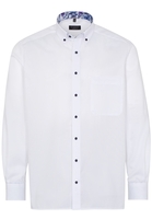 ETERNA LANGARM HEMD COMFORT FIT PINPOINT WEISS UNIFARBEN