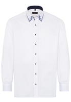ETERNA LANGARM HEMD COMFORT FIT PINPOINT WEISS UNIFARBEN