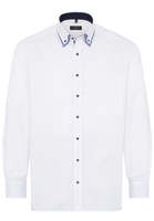 ETERNA LANGARM HEMD COMFORT FIT PINPOINT WEISS UNIFARBEN