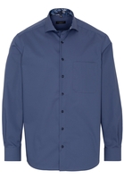 ETERNA LANGARM HEMD COMFORT FIT POPELINE BLAU UNIFARBEN