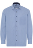 ETERNA LANGARM HEMD COMFORT FIT POPELINE BLAU/WEISS BEDRUCKT