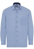 ETERNA LANGARM HEMD COMFORT FIT POPELINE BLAU/WEISS BEDRUCKT