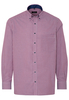 ETERNA LANGARM HEMD COMFORT FIT POPELINE BORDEAUX KARIERT