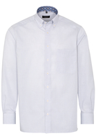 ETERNA LANGARM HEMD COMFORT FIT POPELINE HELLBLAU/BEIGE KARIERT