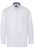 ETERNA LANGARM HEMD COMFORT FIT POPELINE HELLBLAU/BEIGE KARIERT