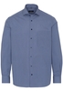 ETERNA LANGARM HEMD COMFORT FIT POPELINE MARINE BEDRUCKT