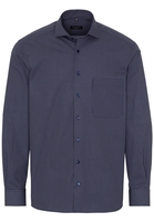 ETERNA LANGARM HEMD COMFORT FIT POPELINE MARINE/WEISS BEDRUCKT