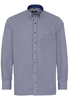 ETERNA LANGARM HEMD COMFORT FIT POPELINE MARINE/WEISS KARIERT