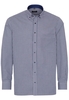ETERNA LANGARM HEMD COMFORT FIT POPELINE MARINE/WEISS KARIERT