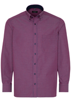 ETERNA LANGARM HEMD COMFORT FIT POPELINE ROT/BLAU KARIERT