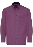 ETERNA LANGARM HEMD COMFORT FIT POPELINE ROT/BLAU KARIERT