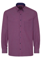 ETERNA LANGARM HEMD COMFORT FIT POPELINE ROT/BLAU KARIERT