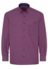 ETERNA LANGARM HEMD COMFORT FIT POPELINE ROT/BLAU KARIERT