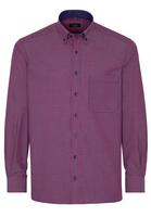 ETERNA LANGARM HEMD COMFORT FIT POPELINE ROT/BLAU KARIERT