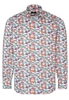ETERNA LANGARM HEMD COMFORT FIT SATINGEWEBE BUNT BEDRUCKT