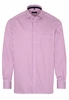 ETERNA LANGARM HEMD COMFORT FIT SATINGEWEBE PINK/WEISS GESTREIFT
