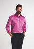 ETERNA LANGARM HEMD COMFORT FIT SATINGEWEBE VIOLETT UNIFARBEN