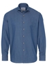 ETERNA LANGARM HEMD COMFORT FIT SOFT TAILORING DENIM JEANSBLAU