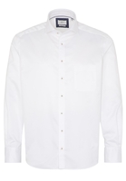 ETERNA LANGARM HEMD COMFORT FIT SOFT TAILORING TWILL WEISS UNIFARBEN