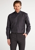 ETERNA LANGARM HEMD COMFORT FIT TWILL ANTHRAZIT GESTREIFT