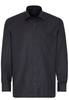 ETERNA LANGARM HEMD COMFORT FIT TWILL ANTHRAZIT STRUKTURIERT