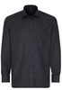 ETERNA LANGARM HEMD COMFORT FIT TWILL ANTHRAZIT STRUKTURIERT
