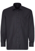 ETERNA LANGARM HEMD COMFORT FIT TWILL ANTHRAZIT STRUKTURIERT