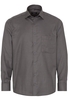 ETERNA LANGARM HEMD COMFORT FIT TWILL ANTHRAZIT STRUKTURIERT