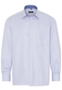 ETERNA LANGARM HEMD COMFORT FIT TWILL BLAU KARIERT