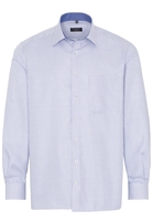 ETERNA LANGARM HEMD COMFORT FIT TWILL BLAU KARIERT