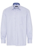 ETERNA LANGARM HEMD COMFORT FIT TWILL BLAU KARIERT