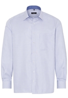ETERNA LANGARM HEMD COMFORT FIT TWILL BLAU KARIERT