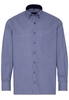 ETERNA LANGARM HEMD COMFORT FIT TWILL BLAU KARIERT