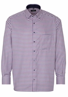 ETERNA LANGARM HEMD COMFORT FIT TWILL BLAU KARIERT