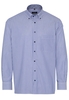 ETERNA LANGARM HEMD COMFORT FIT TWILL BLAU/WEIß GESTREIFT