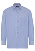 ETERNA LANGARM HEMD COMFORT FIT TWILL BLAU/WEIß GESTREIFT