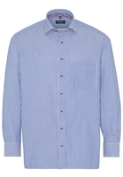 ETERNA LANGARM HEMD COMFORT FIT TWILL BLAU/WEIß GESTREIFT