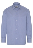 ETERNA LANGARM HEMD COMFORT FIT TWILL BLAU/WEISS GESTREIFT